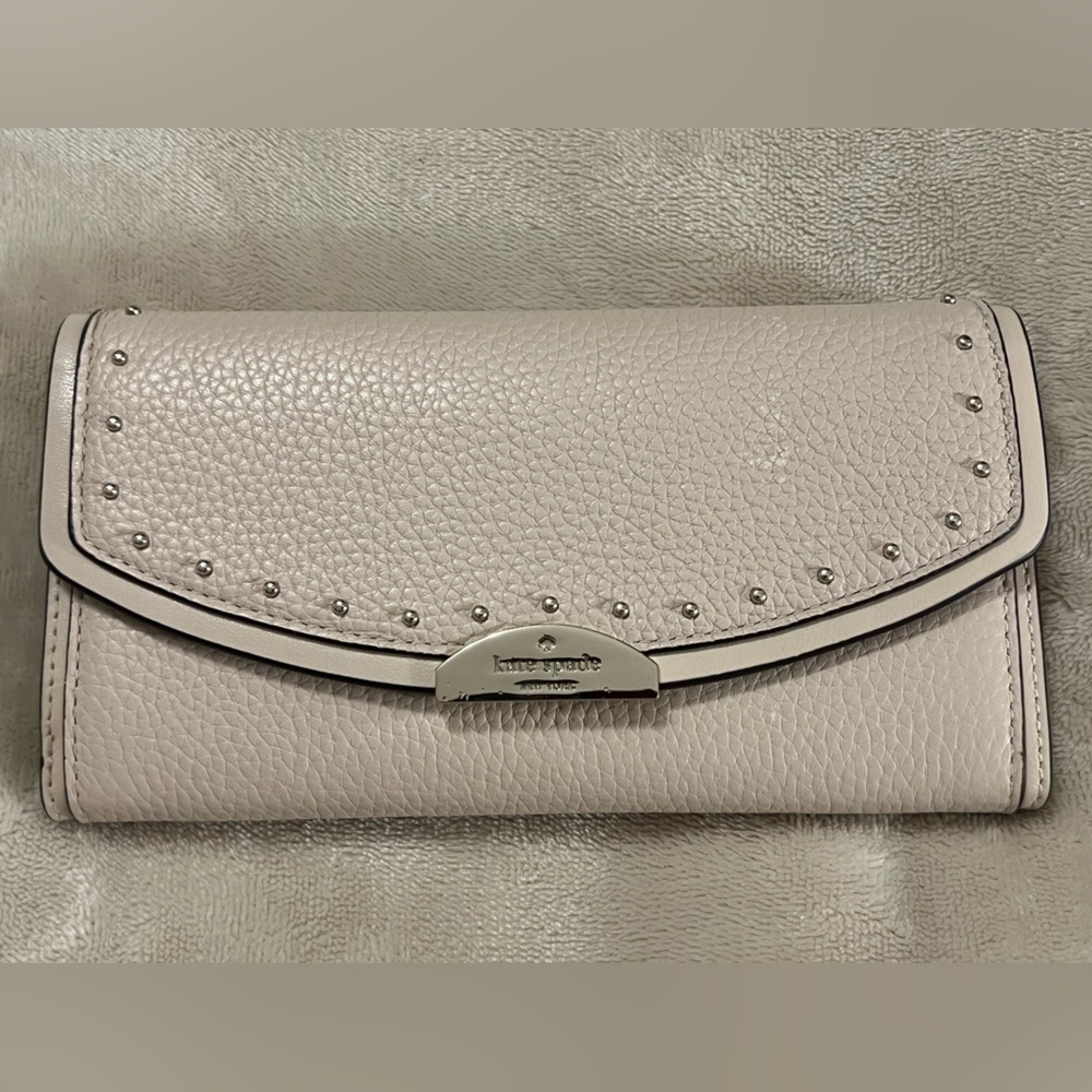 Kate Spade West Street Milou Wallet Wristlet Cream Leather NWT - Picture 4 of 14